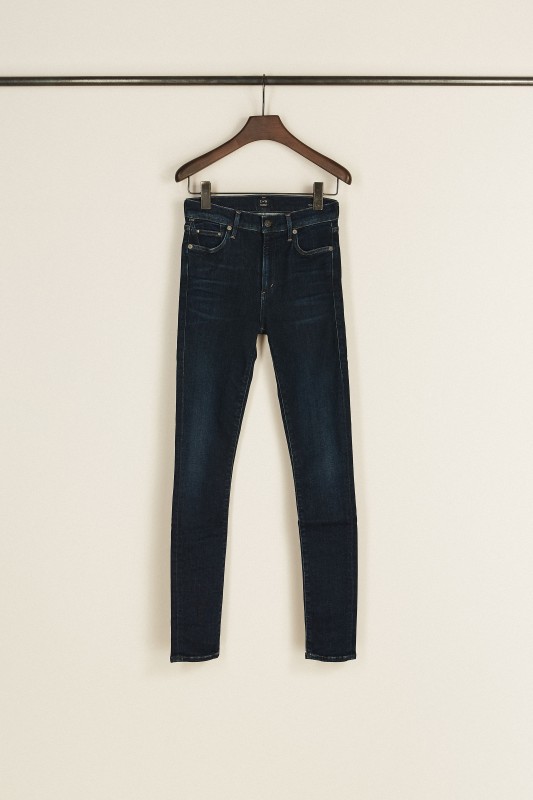 High Rise Jeans 'Rocket' Blau