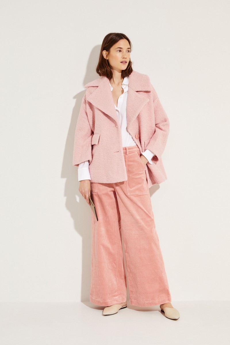 Cord-Schlaghose 'Stretch Corduroy' Rosé