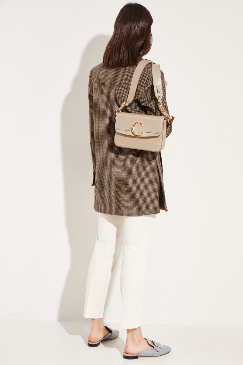 Tasche 'Chloé C Small' Motty Grey