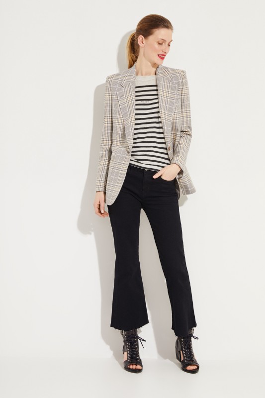Glencheck-Blazer 'Jana Glossy' Multi