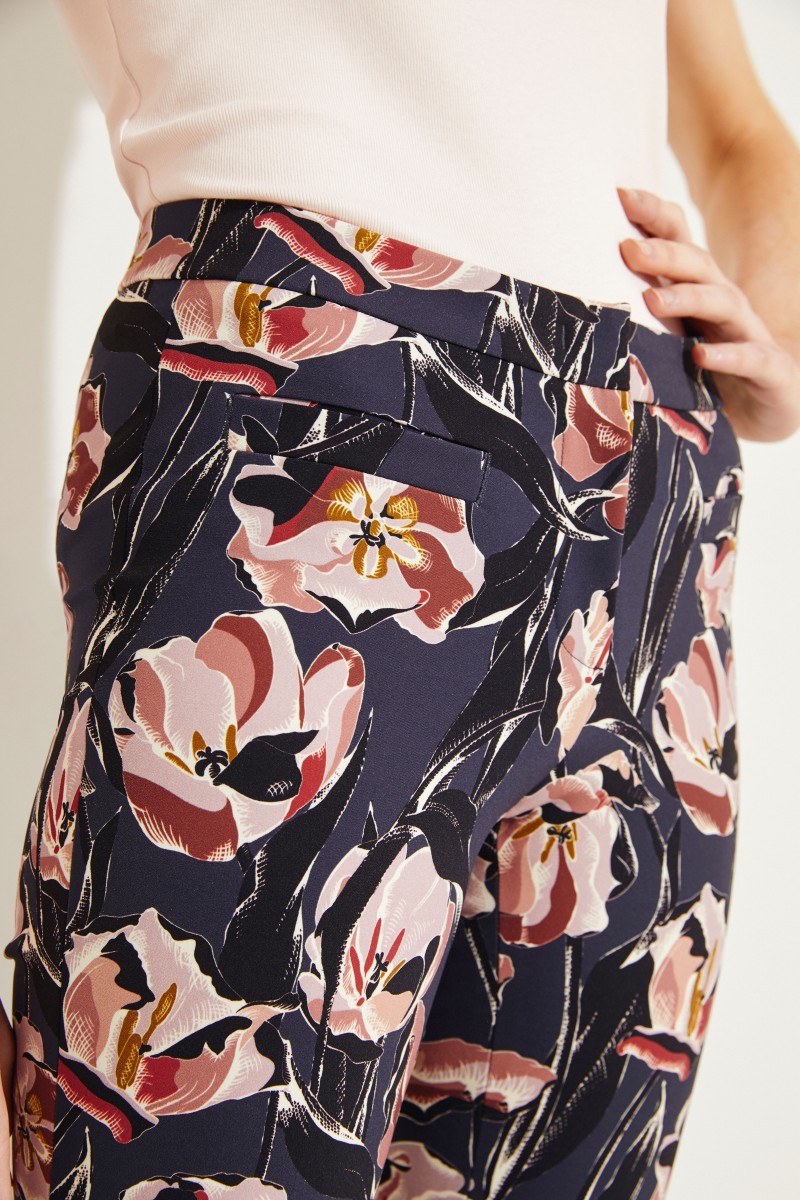 Hose 'Famous' mit Print Multi